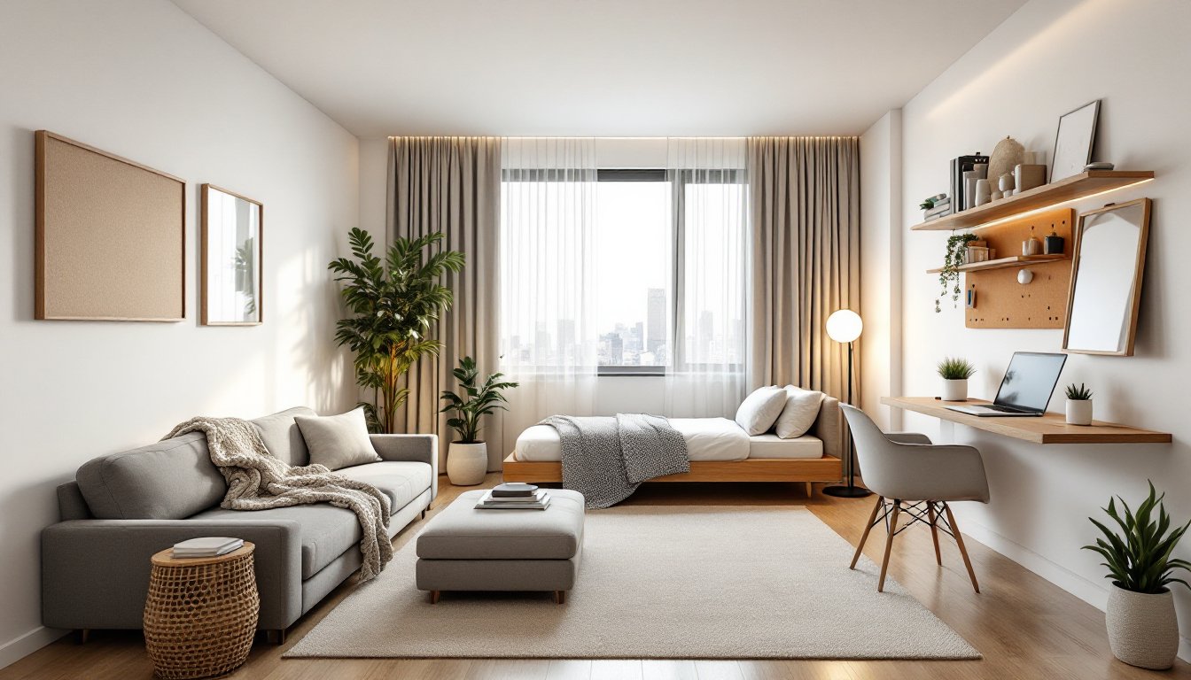 decorating a tiny studio apartment