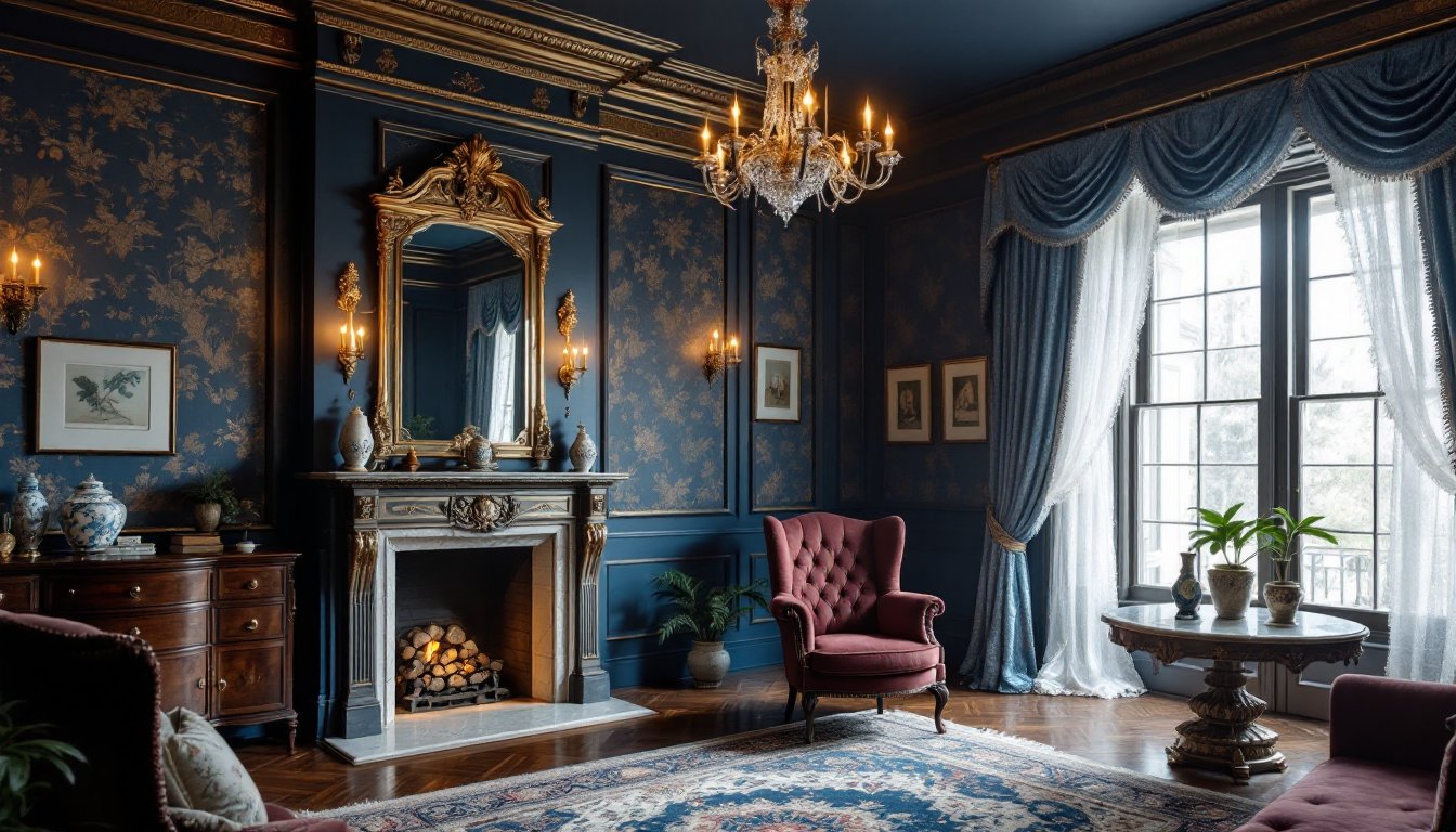 interior of a victorian house