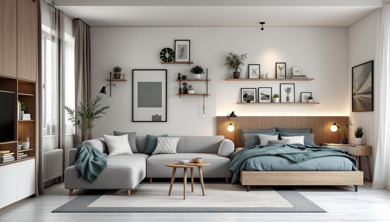 one room apartment decor ideas