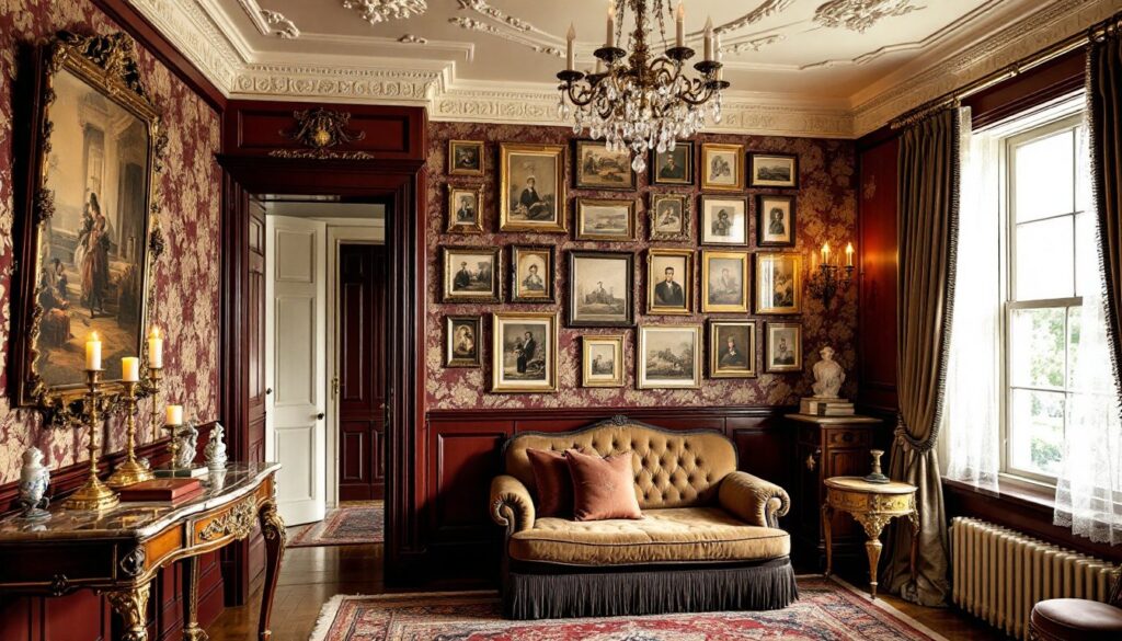 interior of victorian homes